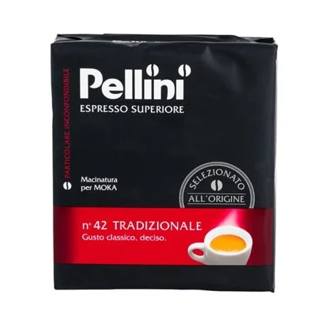Мляно кафе Pellini №42 Tradizionale, 2х250 г - PELLINI