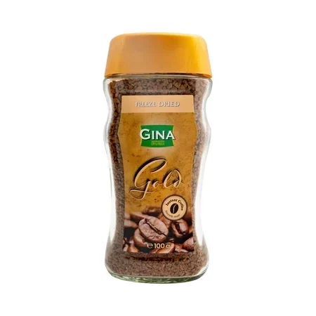 Разтворимо кафе Gina Gold, буркан 100 г - GINA