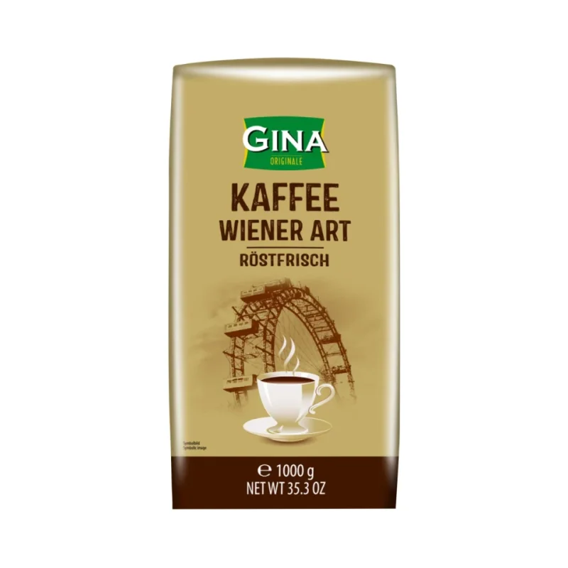 Кафе на зърна Gina Wiener Art, 1 кг - GINA