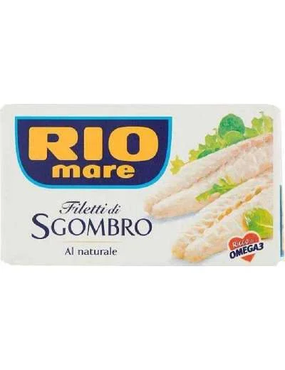 Филе от скумрия Rio Mare натурално, консерва 125 г