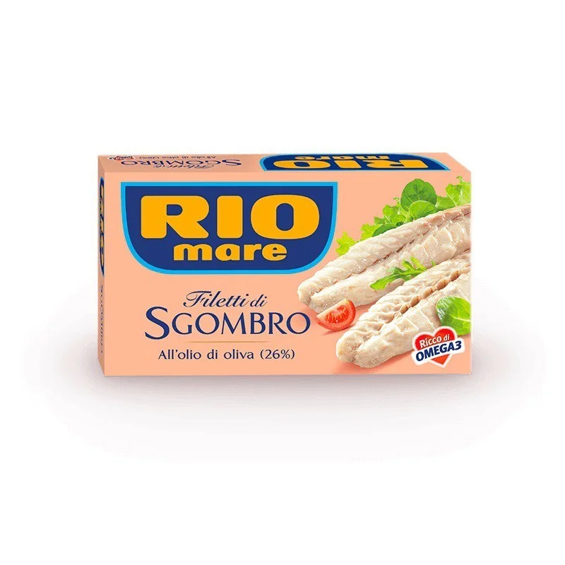 Филе от скумрия Rio Mare в зехтин, консерва 125 г