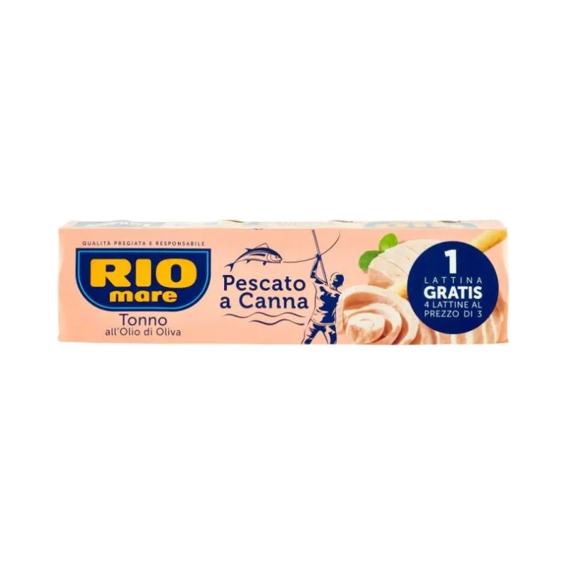 Риба тон Rio Mare в зехтин 4х80 г - Rio Mare