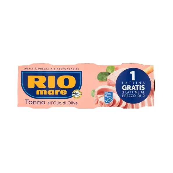Риба тон Rio Mare в маслиново масло 3х120 г в консерва - Rio Mare