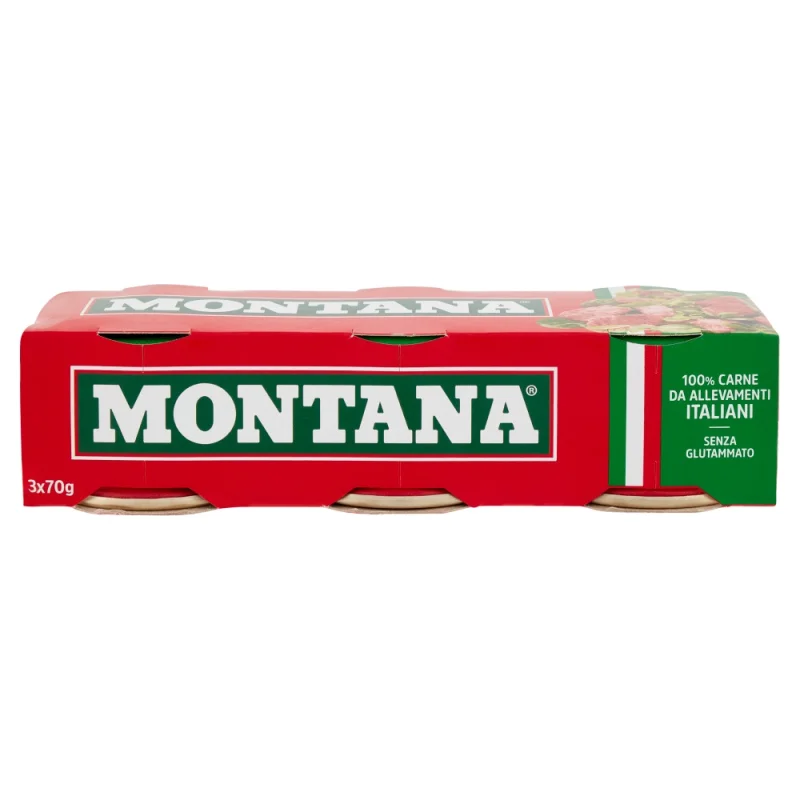 Консерва телешко Montana Carne 3 x 70 г