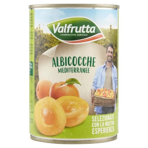 Компот кайсии в сироп Valfrutta, консерва 420 г