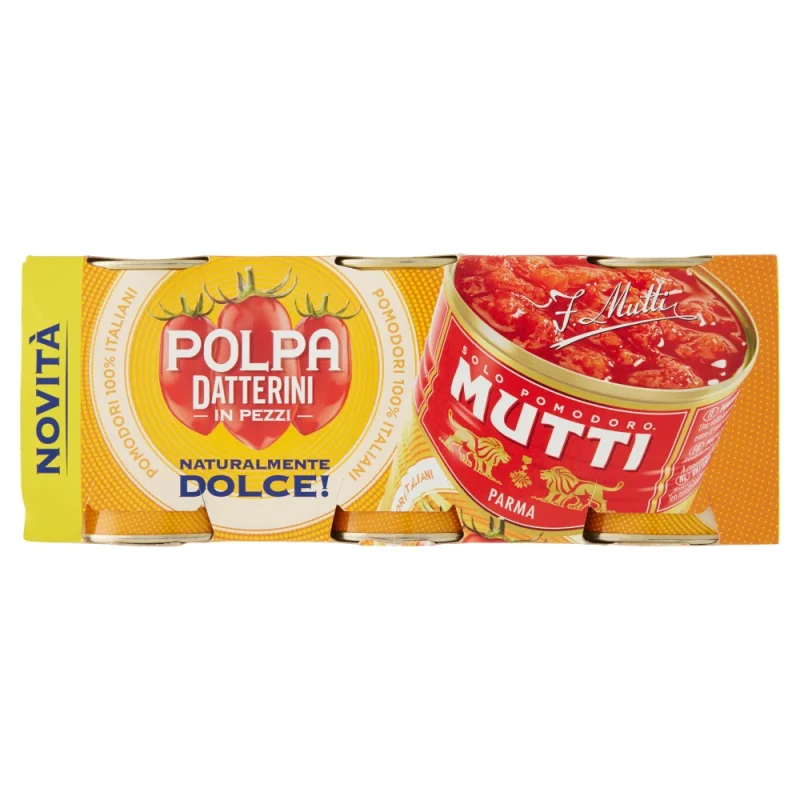 Домати на парченца Mutti 3х300 г консерва