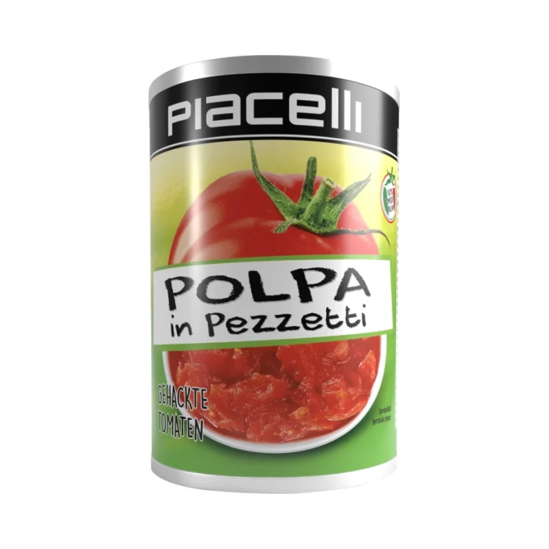 Нарязани домати Piacelli, консерва 400 г - Piacelli
