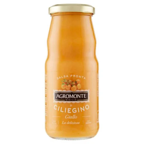 Доматен сос Agromonte Ciliegino Giallo /жълти черита/, стъкло 360 г - Agromonte