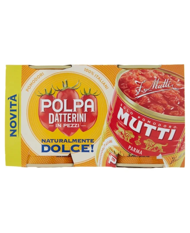 Нарязани домати в консерва Mutti 2X300 г
