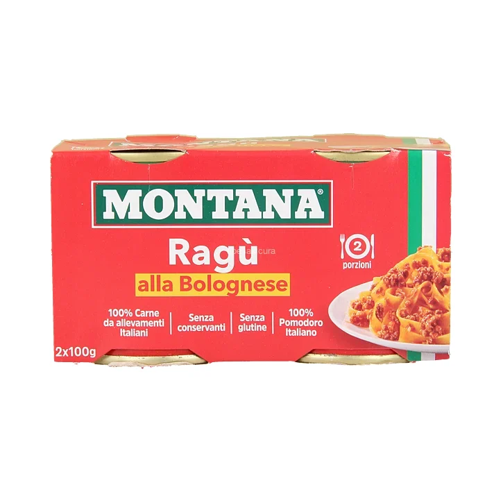 Доматен сос с говеждо Montana Ragu 2х100 г - Montana