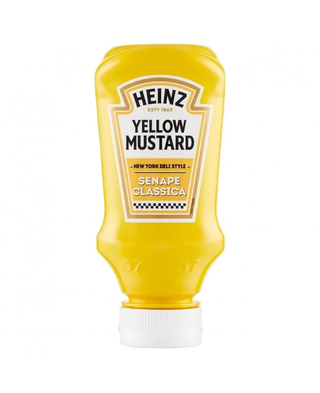 Жълта горчица Heinz Mustard Top Down 240 г