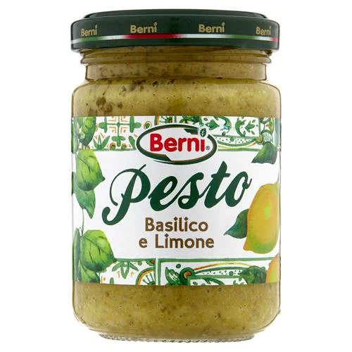 Сос песто с босилек и лимон Berni 135 г