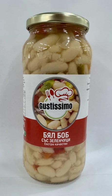 Бял боб със зеленчуци Gustissimo 540 г