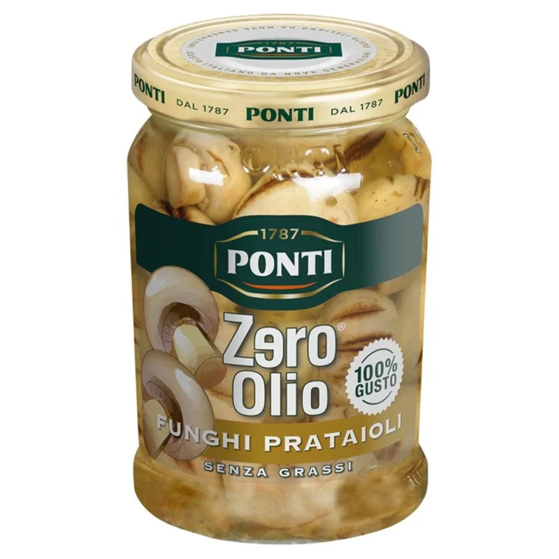 Гъби на грил Ponti Zero Olio /без мазнина/ в стъкло 300 г