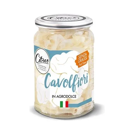 Карфиол в сладко-кисел сос Citres Cavolfiori, стъкло 540 г - Citres