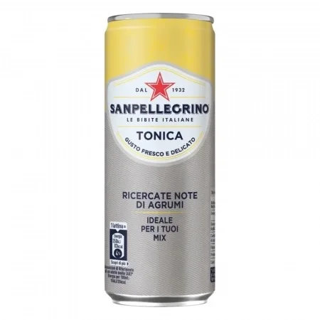 Газирана напитка тоник San Pellegrino кен, 330 мл