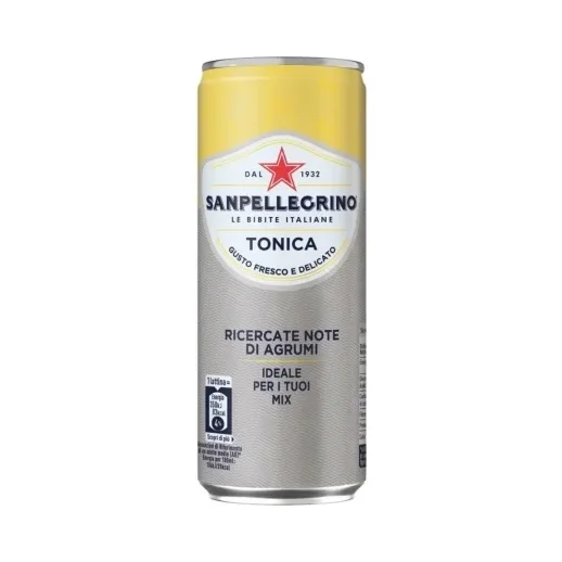 Газирана напитка тоник San Pellegrino кен, 330 мл