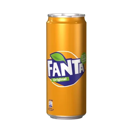 Безалкохолна напитка Fanta портокал, кен 330 мл