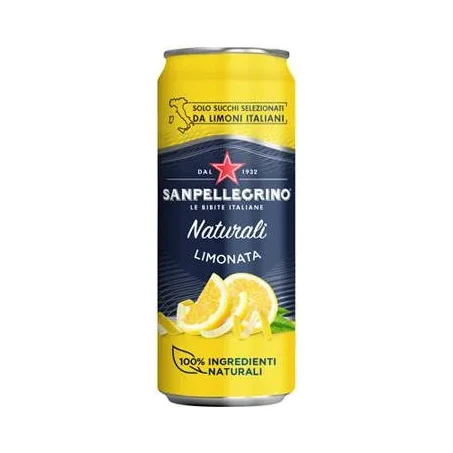 Газирана напитка San Pellegrino La Limonata, кен 330 мл
