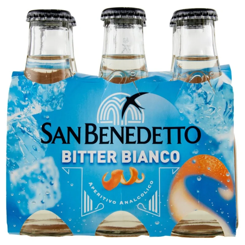 Газирана напитка San Benedetto Ben'S Bitter Bianco, 6х100 мл - San Benedetto
