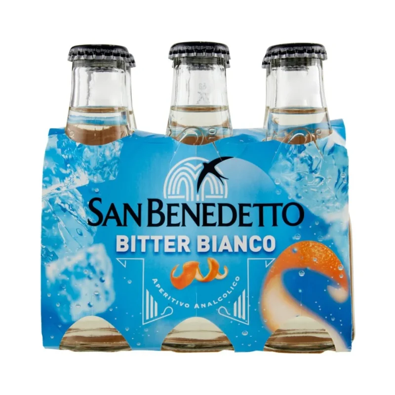 Газирана напитка San Benedetto Ben'S Bitter Bianco, 6х100 мл - San Benedetto