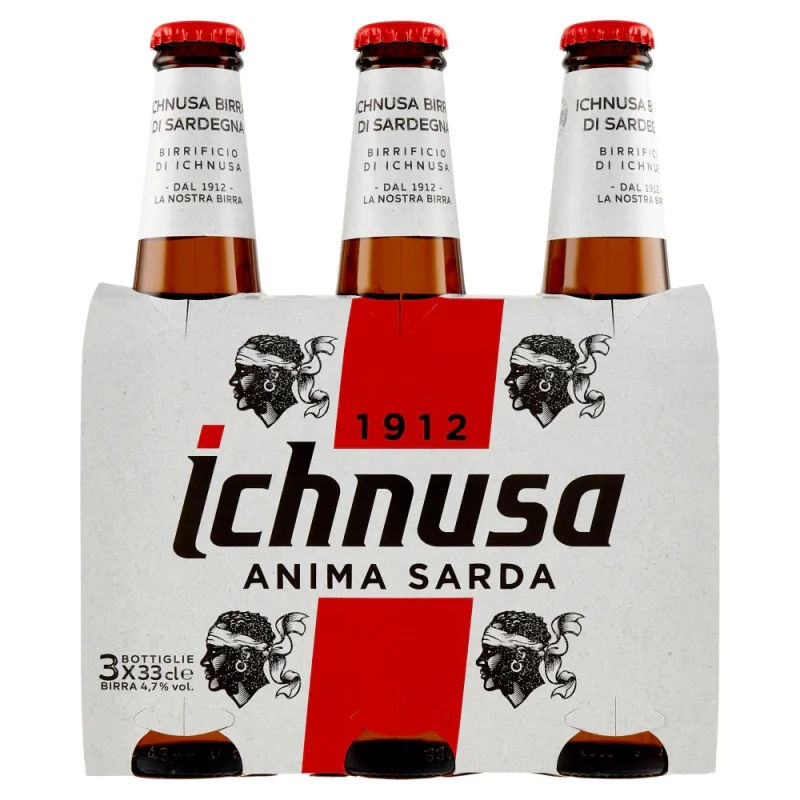 Бира Ichnusa Classic Vol.4,7° 3X330 мл