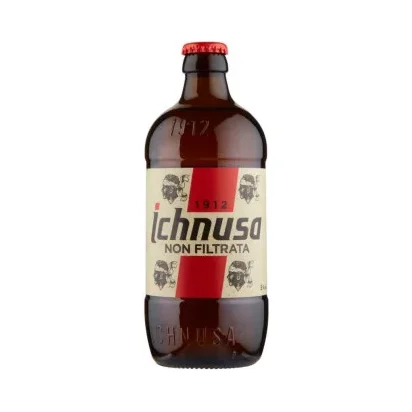 Нефилтрирана бира Ichnusa от сардиния Vol.5° стъкло 500 мл - Ichnusa