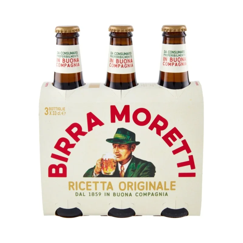 Бира Moretti стъкло 3х330 мл - MORETTI