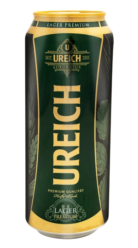 Бира Ureich Lager 4.80% кен 500 мл