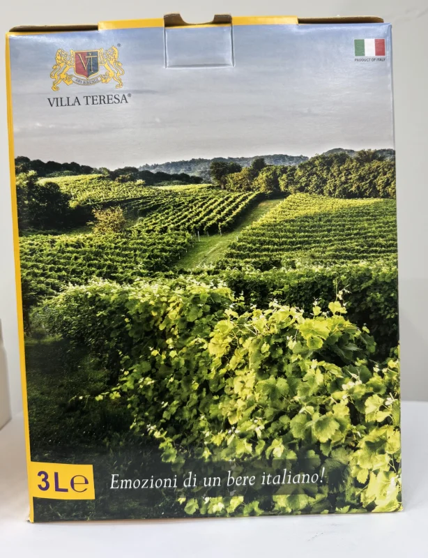 Бяло вино Bag In Box - Pioppo Grigio Vino Bianco Conv.Villa Teresa 3 л