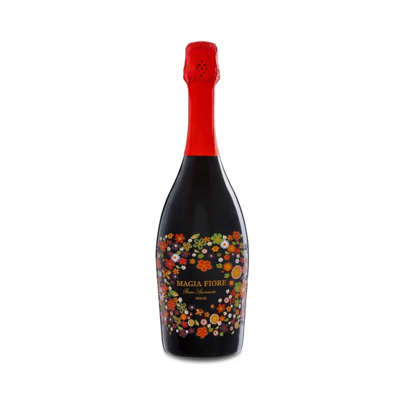 Червено вино Spumante Rosso Dolce "Magia Fiore" 0.75 л - Dolce