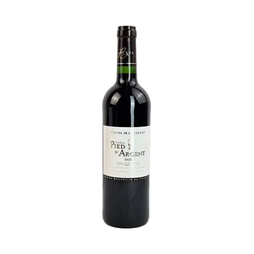 Червено вино Aoc Cts Bdx Cht Pied Argent Montpezat 2021 Crd 0.75 л - Aoc Cts Bdx