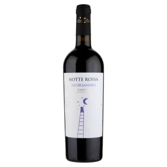 Червено вино Notte Negroamaro Salento Vol.13,5° 0.75 л - Notte