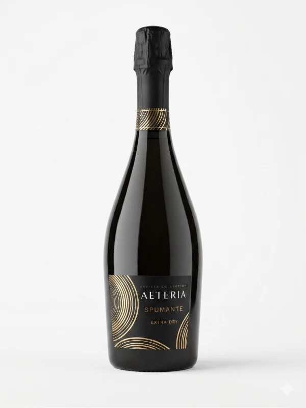 Пенливо вино Aeteria спуманте екстра драй 0.75 л