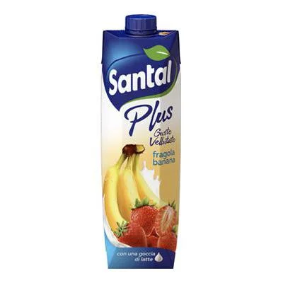 Плодова напитка Santal Plus ягода и банан, 1 л