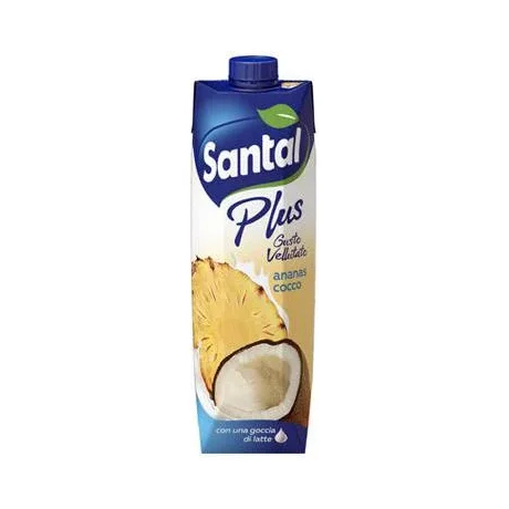 Плодова напитка Santal Plus ананас/кокос 1 л