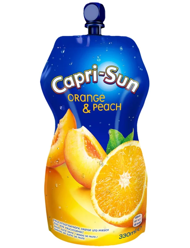 Плодова напитка Capri-Sun портокал/праскова, 330 мл