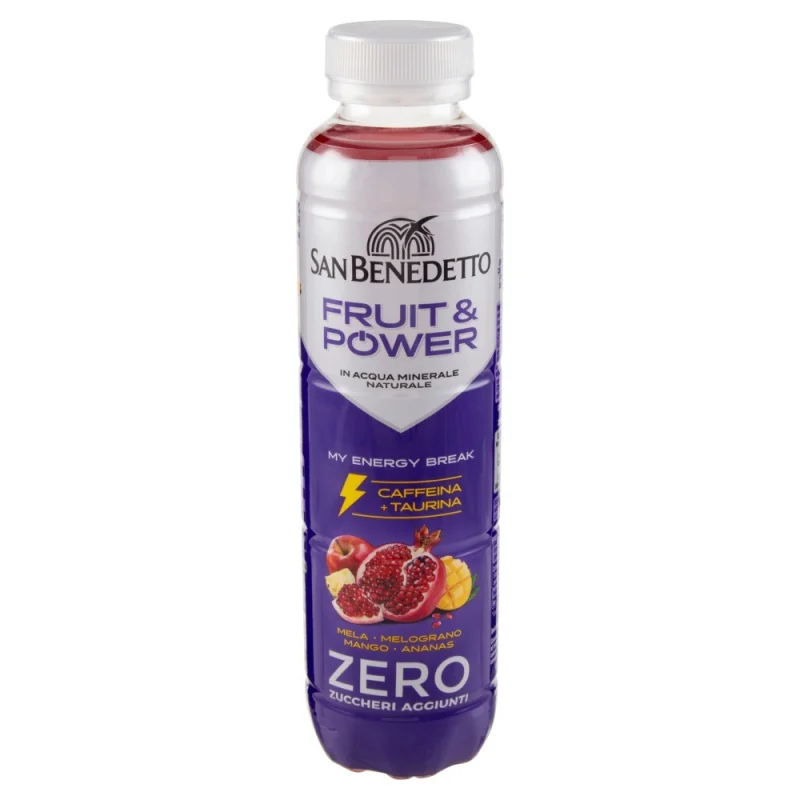 Безалкохолно San Benedetto Succoso Zero, Fruit E Power, 400 мл