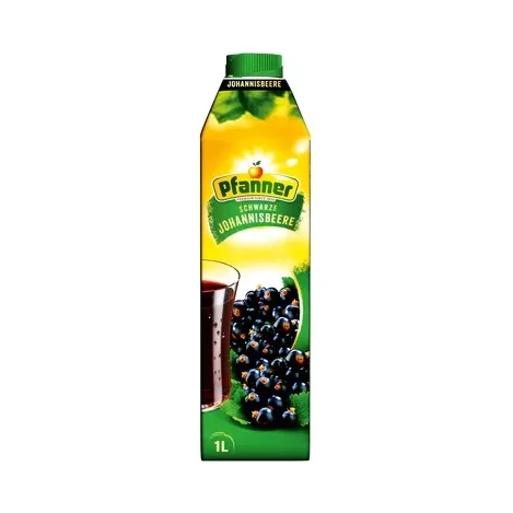 Плодова напитка Pfanner от касис 25%, 1 л - Pfanner