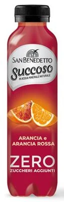 Безалкохолно San Benedetto Succoso Zero, червен портокал, 400 мл