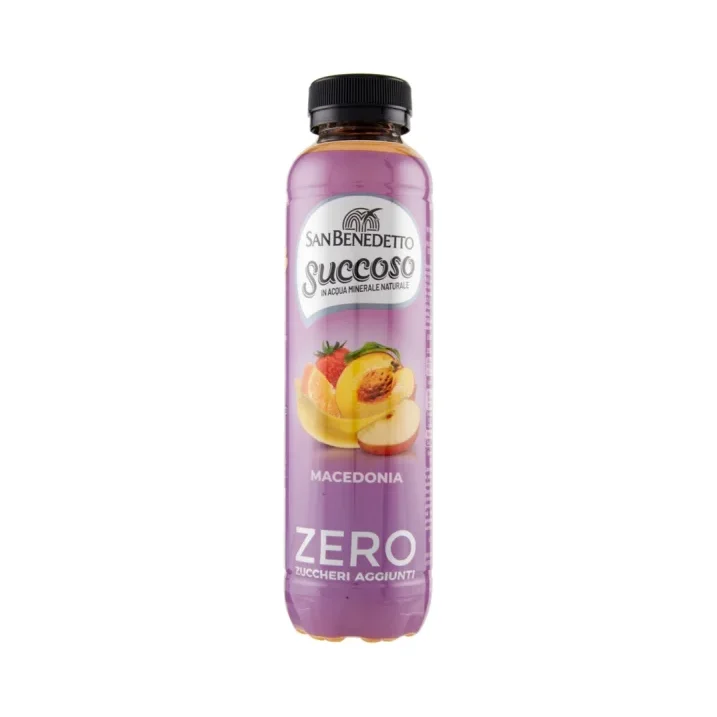 Безалкохолно San Benedetto Succoso Zero Macedonia, 400 мл - San Benedetto