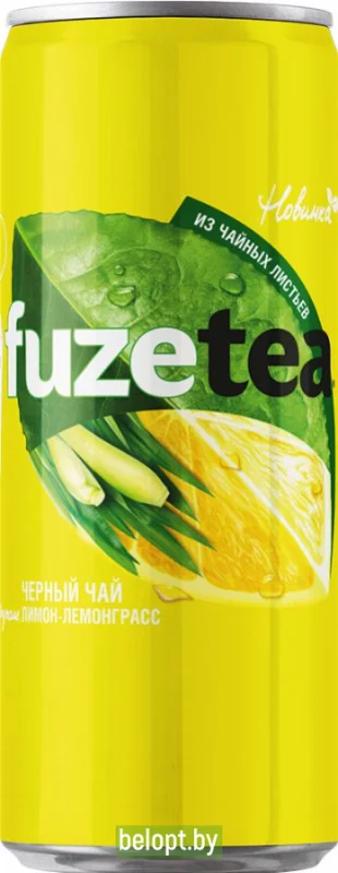 Студен чай Fuze Tea Limone /Black Tea /, 330 мл кен