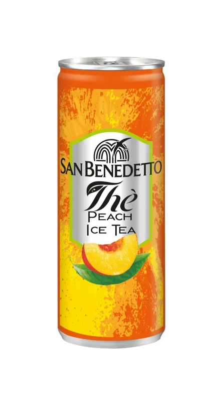 Студен чай San Benedetto прасковa кен, 330 мл