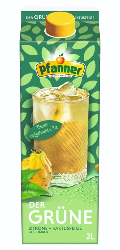 Студен чай Pfanner, лимон и кактус, 2 л