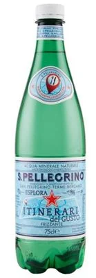 Газирана минерална вода San Pellegrino, PET 750 мл