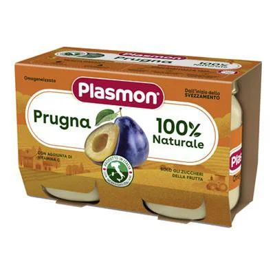 Плодово пюре Plasmon Prugna /сливи/ 2X80 г