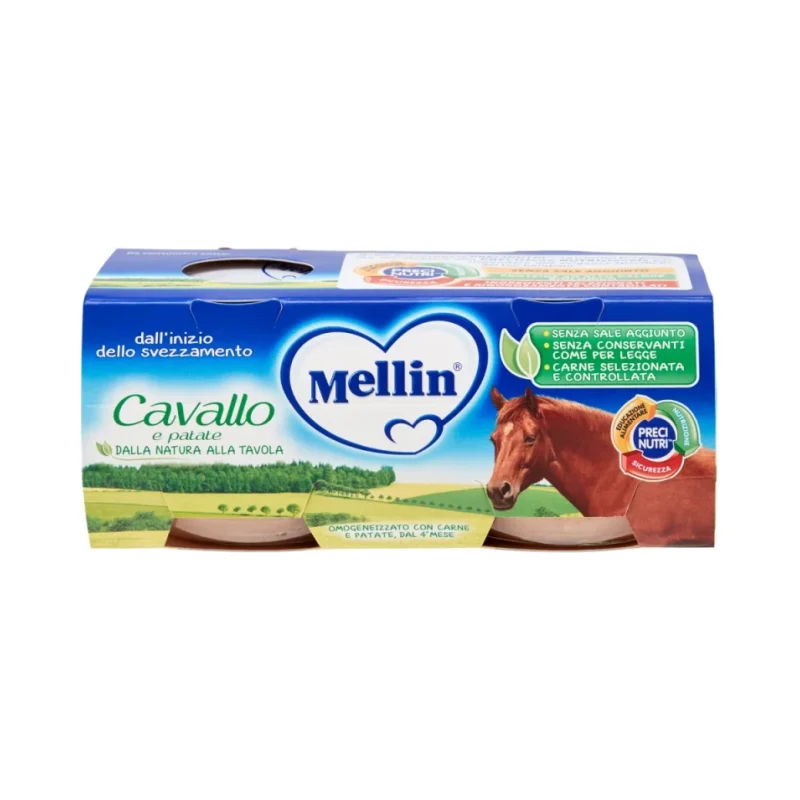 Пюре Mellin Cavallo /конско/ 2X80г - Mellin