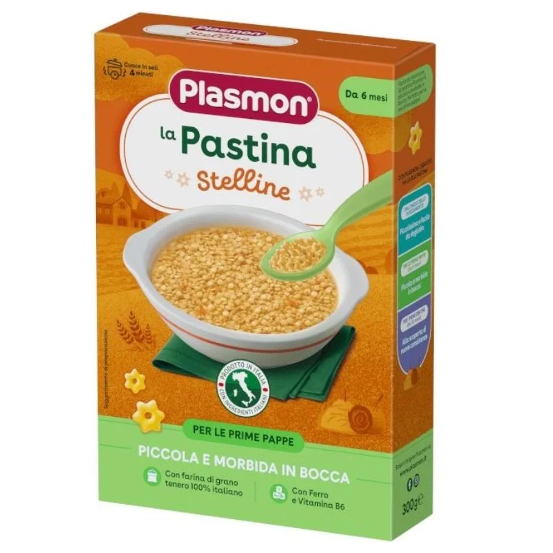 Бебешка паста Plasmon Stelline /звездички/ 300 г
