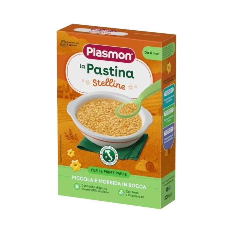 Бебешка паста Plasmon Stelline /звездички/ 300 г - Plasmon