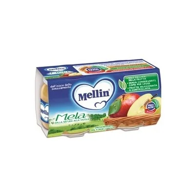 Плодово пюре Mellin Mela E Ananas 2х100г, ябълка и ананас - Mellin